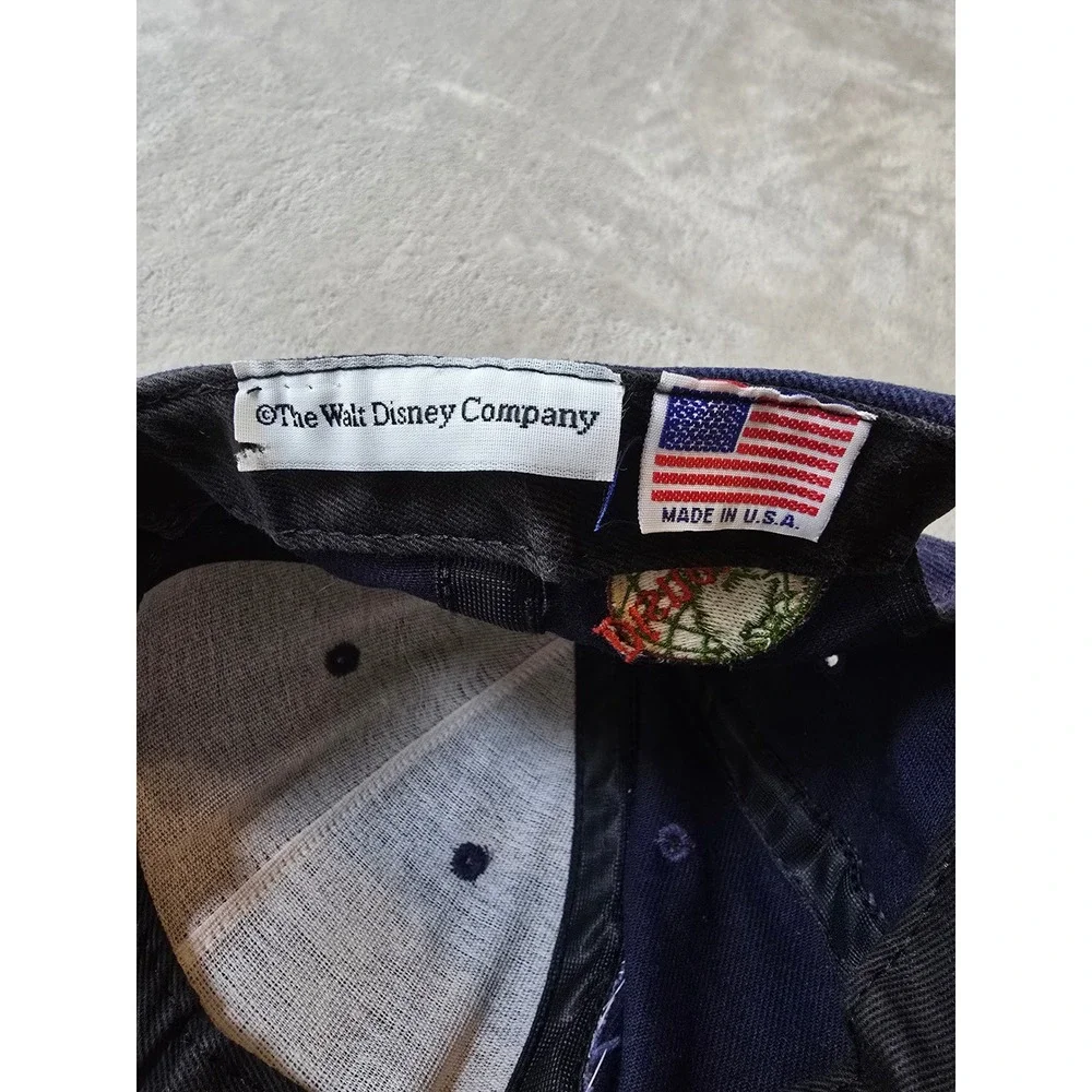 Vintage Disneyland Mickey Indian Jones Hat Cap Strapback Cork 40 Years 1995 Read